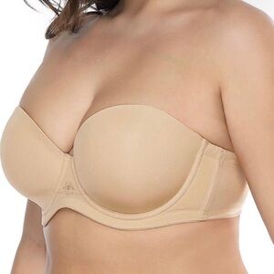 32DDD DEYLLO Nude Strapless Multiway Bra with Silicone